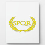 SPQR Roma Plaques SPQR Roma Plaques