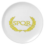 SPQR Roma Plates SPQR Roma Plates