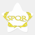 SPQR Roma Star Stickers SPQR Roma Star Stickers