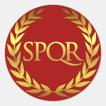 SPQR Roman sticker
