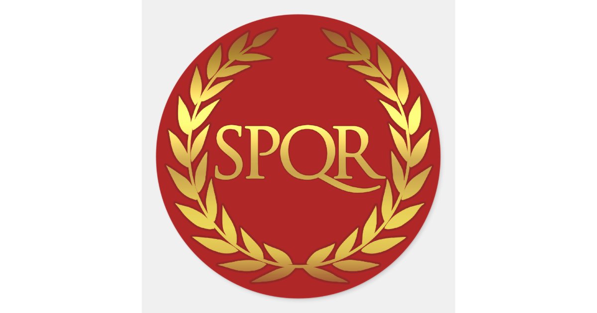 Spqr Roman Sticker 