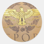 SPQR ROUND STICKER SPQR ROUND STICKER