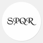 SPQR ROUND STICKER SPQR ROUND STICKER