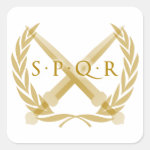 SPQR Symbol Stickers SPQR Symbol Stickers