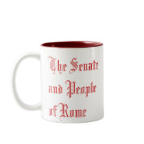 SPQR, The Senate and People of Rome mugs by Kawarn13 SPQR, The Senate and People of Rome mugs