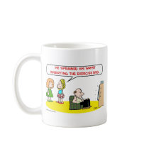sprained wrist exercise DVD mugs