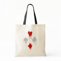 Spray Card Suits Tote Bag