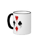 Spray Card Suits mugs