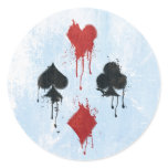 Spray Card Suits stickers