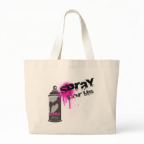 SPRAY FOR US Graffiti is not a crime Canvas Bag