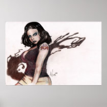 Spray of Chocolate Print