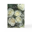 Spray of cream rose Thank you notes! cards