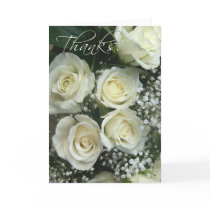 Spray of cream rose Thank you notes! cards