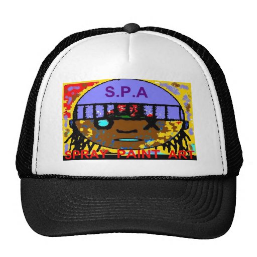 SPRAY PAINT ART TRUCKER HAT Zazzle