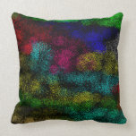 spray paint black pillows