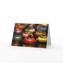 Spray Paint Cans Greeting Card