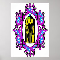 Spray Paint Poster