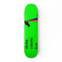 Spray Paint The Rainbow Skateboard Decks