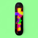 Spray Painted Cross Deck skateboards