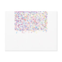 spray painted post card