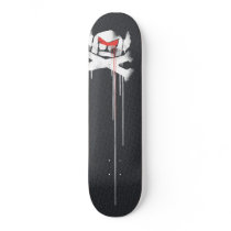 Spray Swede Drips - Black / Red skateboards