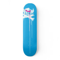 Spray Swede Drips - Cyan skateboards by angryassociates Spray Swede Drips - Cyan skateboards