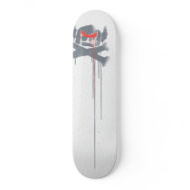 Spray Swede Drips - White / Grey / Red skateboards