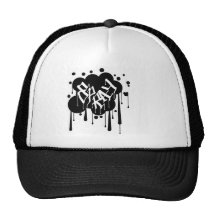 spray trucker hat