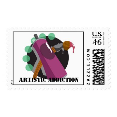 SprayMate_by_styrofoamdiablo, Artistic Addiction Stamps by dreksanity