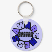 Spread Awareness Keychain by diversityjustis Spread Awareness Keychain