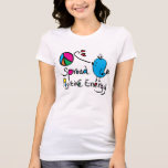 Spread positive energy Women's Bella Jersey T-Shir t-shirts