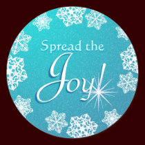 Spread the Joy Christmas Holiday Stickers