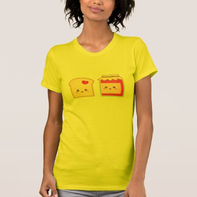 Spread the love with Cute Toast and Jam Tees