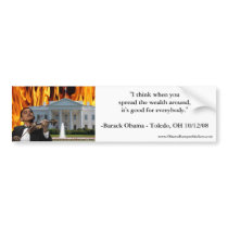 Spread The Wealth Around Anti-Obama bumper stickers