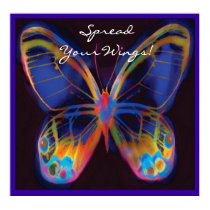 Spread Your Wings Butterfly Poster