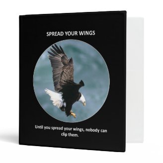 spread-your-wings vinyl binder