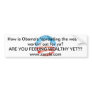 Spreading the Wealth bumper sticker