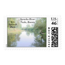 Sprecha River Tuzla, Bosnia, Eck S... - Customized postage