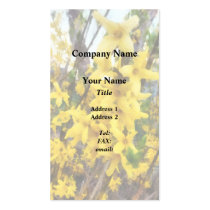 Sprig of Forsythia business cards