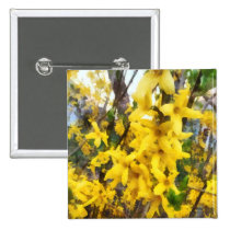 Sprig of Forsythia buttons