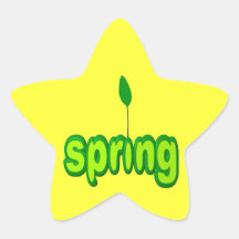 Spring 10 star sticker