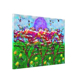 Spring 2 Stretched Canvas Print