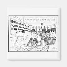 Spring a Joint Cartoon Magnet
