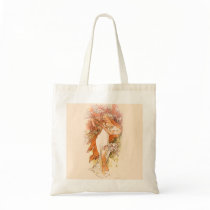Spring - Alphonse Mucha Art Nouveau Bag