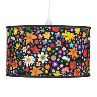 Spring and Summer Flowers pendant_lamp