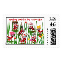 spring ant-ics stamps