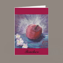 spring apple, Teacher cards