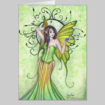 Spring Arrival Fairy Greeting Card cards