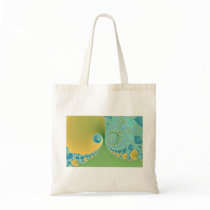 Spring Arrives - Fractal Art Tote Bags