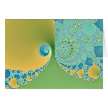 Spring Arrives - Fractal Art Greeting Cards